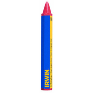 IRWIN STRAIT-LINE 66401 4-1/2" RED MARKING CRAYON NON-TOXIC WATERPROOF BULK