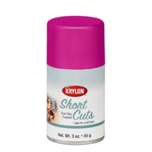KRYLON KSCS039 3 OZ SHORT CUTS GLOSS HOT PINK HOBBY PAINT FAST DRY ENAMEL