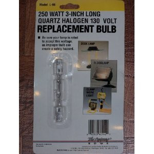 SOUTHWIRE 60142 L-96 T-3 HALOGEN LIGHT BULB 250W 130V 4000 LUMENS 46014