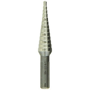 BOSCH SDH1 1/8" TO 1/2" HIGH SPEED STEEL STEP DRILL BIT WOOD / METAL