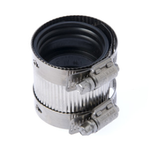 BLACK SWAN 21220 NO-HUB COUPLING 2" X 1 1/2" 100% NEOPRENE STAINLESS STEEL