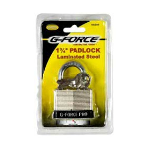 G-FORCE 60240 1-3/4" STEEL LAMINATED PADLOCK