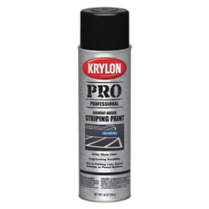 KRYLON K05913000 18 OZ COVER-UP BLACK SOLVENT BASED STRIPING PAINT