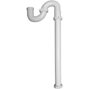 PLUMB PAK PP943W S TRAP 1-1/4" OD SLIP JOINT S TRAP WITH 1-1/2" & 1-14" WASHER