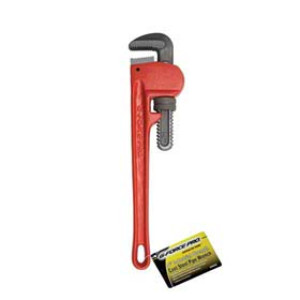 G-FORCE 24052 14" STEEL PIPE WRENCH I-BEAM HANDLE
