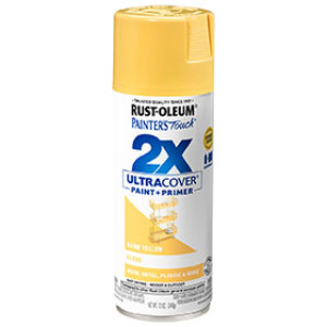 RUST-OLEUM 2X PAINTER'S TOUCH 249091 ULTRA COVER ENAMEL GLOSS WARM YELLOW