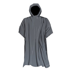 WEST CHESTER 49837 CLEAR ECONOMY PE PONCHO ONE-SIZE IN POUCH