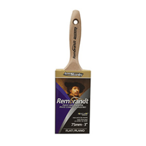 ARROWORTHY 6436-3 3" REMBRANDT POLYESTER-FLAT BEAVER-TAIL BRUSH