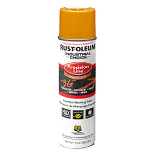 RUST-OLEUM 203024V 17 OZ CAUTION YELLOW INVERTED MARKING SPRAY PAINT