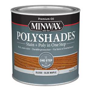 MINWAX 214304444 430 POLYSHADES GLOSS OLDE MAPLE STAIN