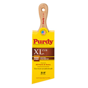 PURDY 144153325 2-1/2" XL-CUB ANGULAR TRIM NYLON POLYESTER PAINT BRUSH
