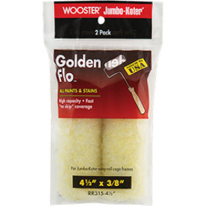 WOOSTER JUMBO-KOTER GOLDEN FLO RR315-4 1/2 4-1/2" X 3/8" 2-PACK