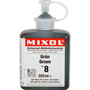 MIXOL G/08 200 ML LW-TYPE GREEN UNIVERAL TINTING PASTE