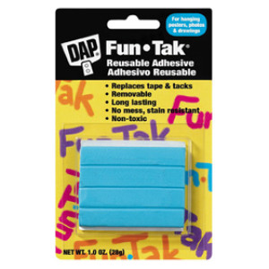DAP 01201 FUN TAK / BLUESTIK REUSABLE ADHESIVE PUTTY