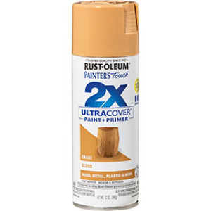 RUST-OLEUM 2X PAINTER'S TOUCH 334037 ULTRA COVER ENAMEL GLOSS KHAKI