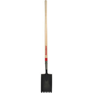 AMES 46141 ROOF SHOVEL WITH FULCRUM 48" WOOD HANDLE NOTCHED EDGE BLADE