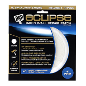 DAP 09163 ECLIPSE RAPID WALL REPAIR PATCH 4" WHITE
