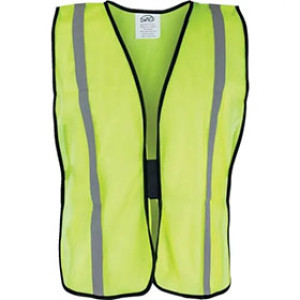 SAS 6823 YELLOW HI-VIZ 100% POLYESTER MESH SAFETY VEST ONE SIZE FITS MOST