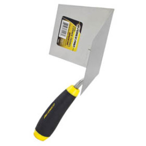 G-FORCE 70096 INSIDE CORNER TROWEL ERGO GRIP HANDLE STAINLESS STEEL BLADE