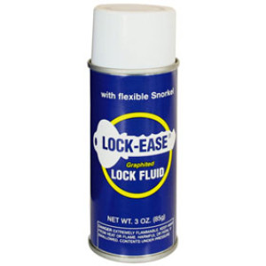 AGS LE-5 3.0 OZ LOCK-EASE GRAPHITED LOCK FLUID WITH FLEXIBLE SNORKEL
