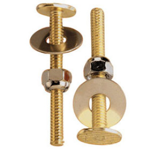 PLUMB PAK PP835-150 TOILET BOLTS 1/4-20 X 2 1/4 NW SOLID BRASS