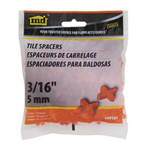 MD BUILDING 49164 3/16" TILE SPACERS (150/BAG)