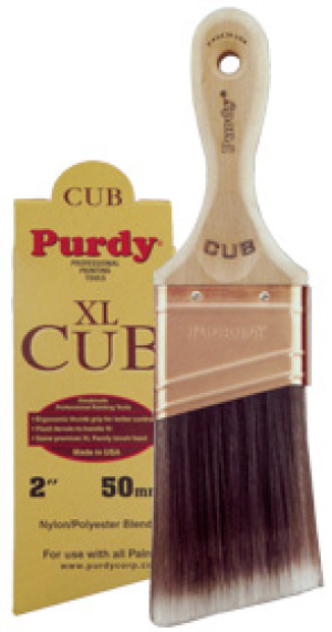 PURDY 144153320 2" XL-CUB ANGULAR TRIM NYLON POLYESTER PAINT BRUSH