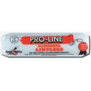 ARROWORTHY 9FGL6 9" X 3/4" PRO-LINE GLOSSDEL WHITE LINTLESS ROLLER COVER