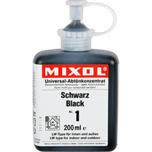 MIXOL G/01 200 ML LW-TYPE BLACK UNIVERSAL TINTING PASTE