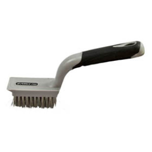 G-FORCE 44424 5 X 11 WIDE STAINLESS STEEL WIRE BRUSH SOFT GRIP HANDLE WITH SCR