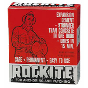 HARTLINE ROCKITE 10001 1 LB ANCHORING AND PATCHING CEMENT