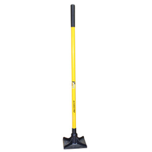 G-FORCE 52043 8" X 8" TAMPER WITH 46" STEEL HANDLE