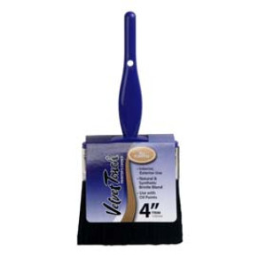 VELVET TOUCH 40040 4" BLACK BLENDED BRISTLE VARNISH BRUSH