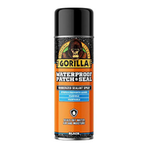 104052 16 OZ GORILLA BLACK WATERPROOF PATCH & SEAL RUBBERIZED SEALANT SPRAY