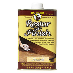 HOWARD RF1016 RESTOR-A-FINISH PENETRATING RESTORATION OIL NEUTRAL FINISH