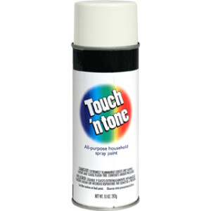 RUST-OLEUM TOUCH 'N TONE 55274830 10 OZ GLOSS WHITE SPRAY PAINT