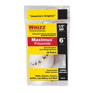 WHIZZ 60015 6" JUMBO POLYAMIDE GOLD STRIPES ROLLER REFILL