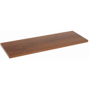 KV 00421 12" X 48" WALNUT SHELF 1980W LAMINATED HOLDS UP TO 200 LBS