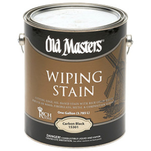 OLD MASTERS 15301 CARBON BLACK WIPING STAIN