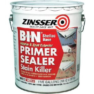 ZINSSER B-I-N 900 PRIMER/SEALER ULTIMATE STAIN BLOCKER SHELLAC BASE WHITE