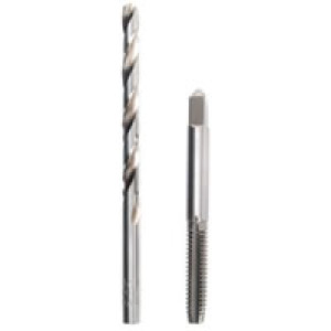 IRWIN 80230 TAP & DRILL BIT SET 1/4" -20 NC TAP WITH #7 DRILL BIT CARDED
