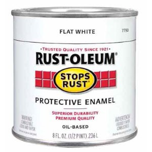 RUST-OLEUM STOPS RUST 7790730 PROTECTIVE ENAMEL FLAT WHITE
