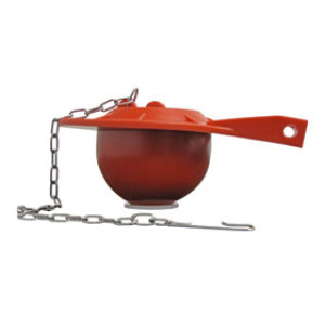 PLUMB PAK K833-3 FLAPPER 3" RED RUBBER FITS MOST 3" FLUSH VALVES