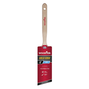 WOOSTER GOLD EDGE 5231 2" POLYESTER ANGLE SASH BRUSH EXTRA FIRM FILAMENTS