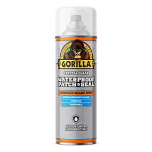 104056 14 OZ GORILLA CRYSTAL CLEAR WATERPROOF PATCH & SEAL RUBBERIZED SEALANT