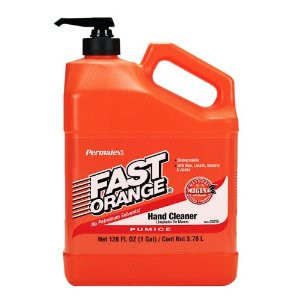 PERMATEX FAST ORANGE 25219 PUMICE HAND CLEANER WITH PUMP