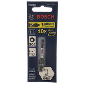 BOSCH ITSQ2201 2" SQ2 SQUARE IMPACT TOUGH INSERT DRILL BIT 1-PACK