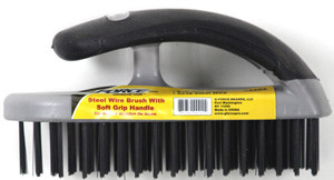 G-FORCE 44402 SOFT GRIP IRON SHAPE SCRUB BRUSH