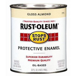 RUST-OLEUM STOPS RUST 7770502 GLOSS PROTECTIVE ENAMEL ALMOND