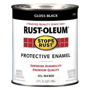RUST-OLEUM STOPS RUST 7779502 GLOSS PROTECTIVE ENAMEL BLACK